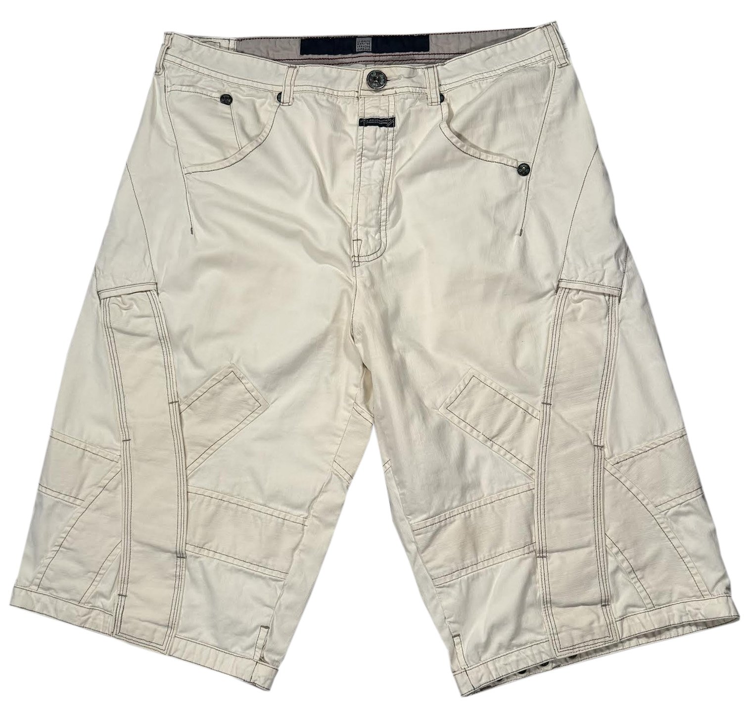 Girbaud+White+Unique+Shorts.